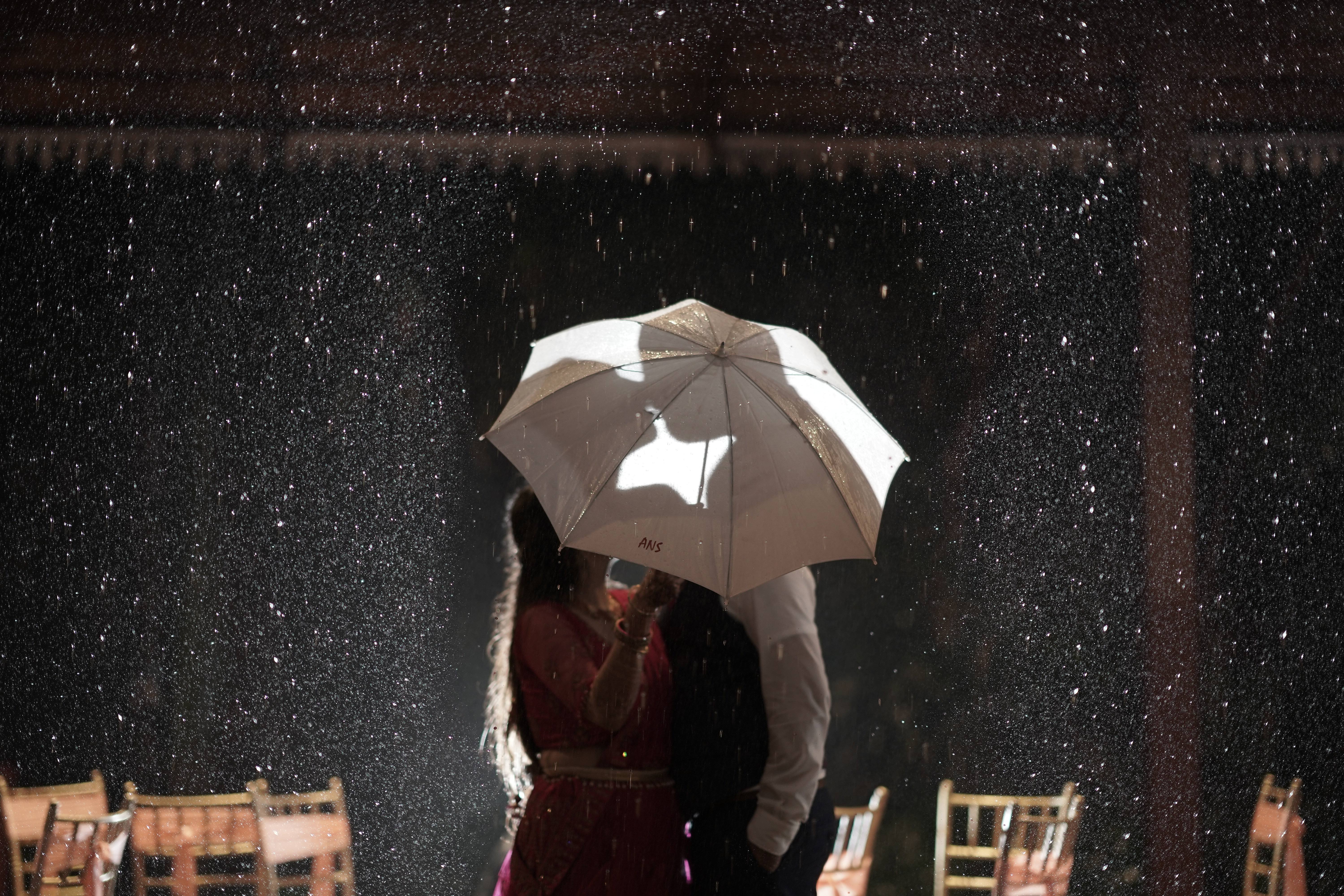 Even the rain wanted to celebrate
